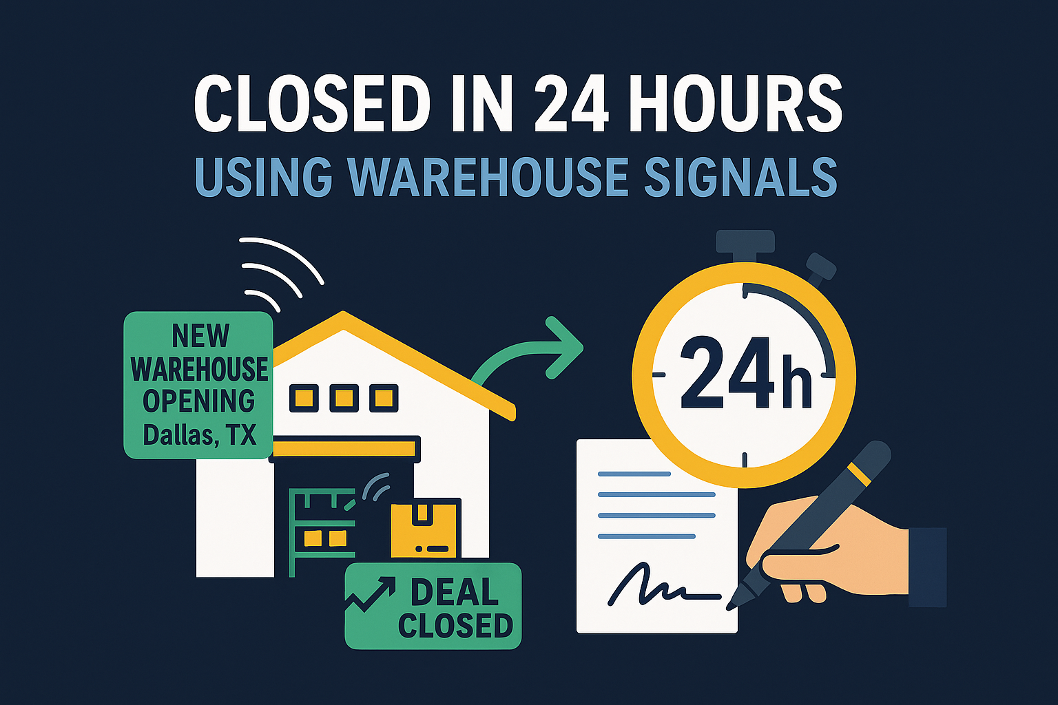 How warehouse buying signals closed a deal in 24 hours